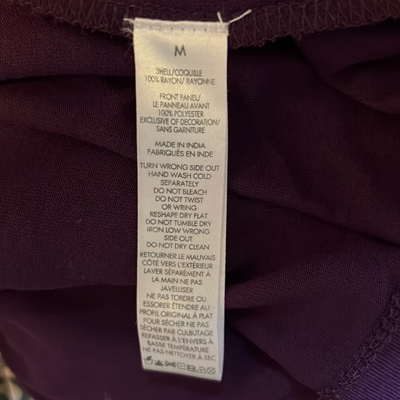 Calvin Klein holiday top size M color eggplant or dark purple - Picture 6 of 6